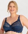 Ava & Audrey Lucille Lace Wire-Free Bra - Navy Online