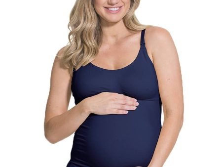 Cake Maternity Toffee Shaping Seamless Nursing Tank -  Midnight Blue Online Sale