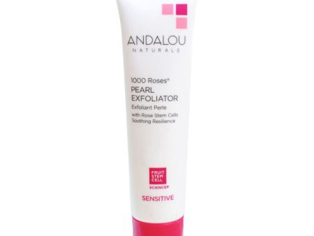 Andalou Naturals Sensitive 1000 Roses Pearl Exfoliator 24ml - Travel Size Online Hot Sale