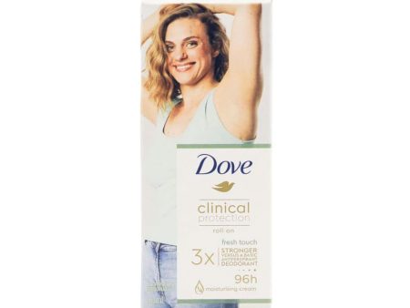 Dove Roll On Deodorant Clinical Protection Fresh Touch 50ml Discount