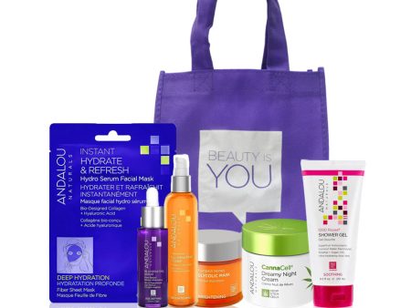 Andalou Naturals Skincare Value Gift Set - 6 items Online Sale