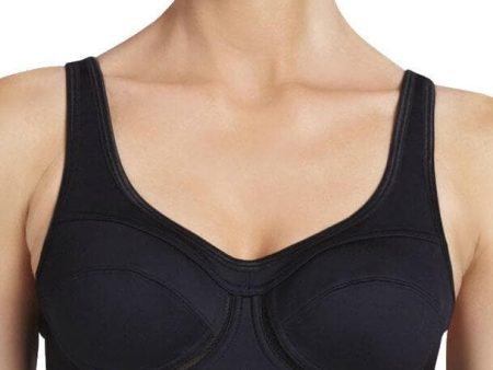 Bendon First Generation Underwire Sports Bra - Black Supply