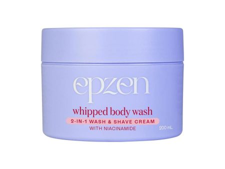 Epzen Whipped Body Wash 2-In-1 Wash And Shave Cream With Niacinamide 200ml Online Hot Sale