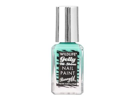 Barry M Wild Life Gelly Hi Shine Nail Polish Wild Mint 10ml For Discount