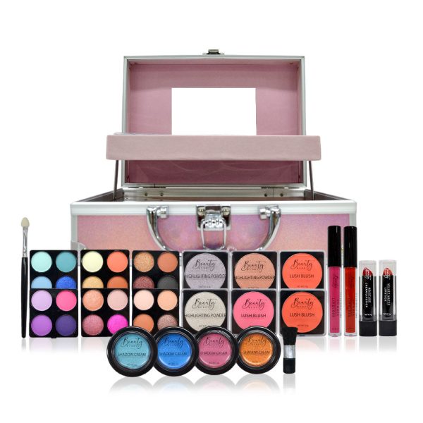 Beauty Buddy Makeup Essentials Kit & Train Case Supply