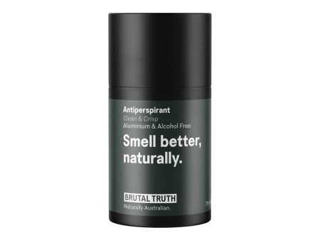 Brutal Truth Antiperspirant Clean & Crisp Aluminium & Alcohol Free 75ml Discount