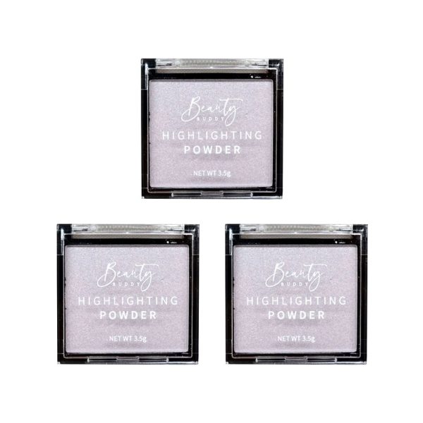 3x Beauty Buddy Highlighting Powder 01 It s In The Stars 2.5g Online Hot Sale