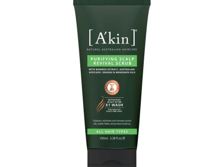 A Kin Purifying Scalp Revival Scrub With Bamboo Extract, Australian Avocado, Orange & Mandarin Oils 100ml For Discount