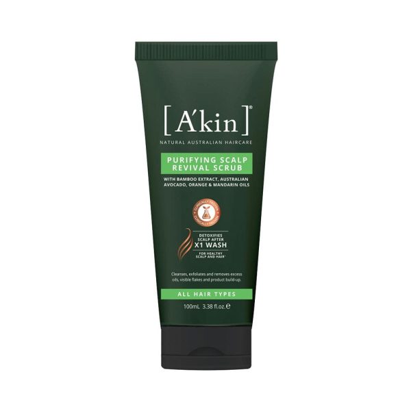 A Kin Purifying Scalp Revival Scrub With Bamboo Extract, Australian Avocado, Orange & Mandarin Oils 100ml For Discount