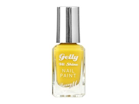 Barry M Gelly Hi Shine Nail Polish Banana Spilt 10ml Supply