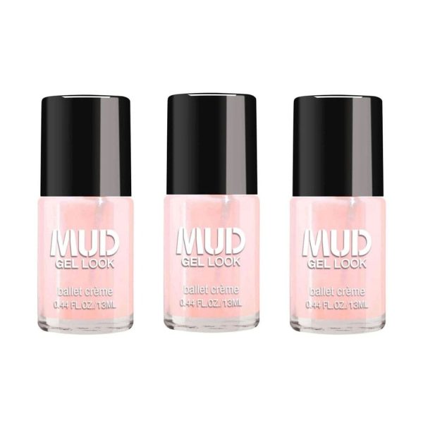 3x MUD Gel Nail Colour Ballet Creme 13ml Cheap