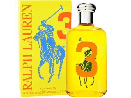 Ralph Lauren Polo Big Pony #3 Yellow Eau De Toilette For Women 100ml Hot on Sale