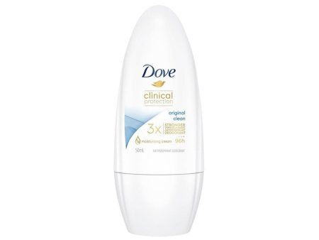 Dove Clinical Protect Original Clean Roll On Deodorant 50ml For Cheap