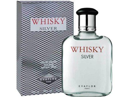 Evaflor Whisky Silver for Men Eau De Toilette Natural Spray 100ml For Sale