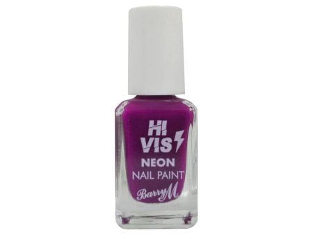 Barry M Hi Vis Neon Nail Polish Fearless Purple 10ml Supply