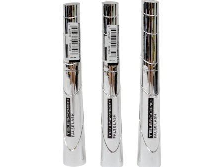 3x L Oreal False Lash Telescopic Mascara Magnetic Black 9ml Cheap