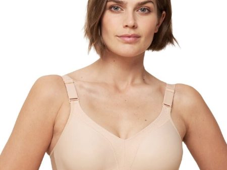 Triumph Triaction Wellness Wire-free Sports Bra - Neutral Beige Online