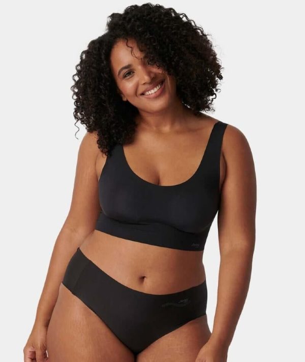 Sloggi ZERO Feel Wire-free Top - Black Hot on Sale