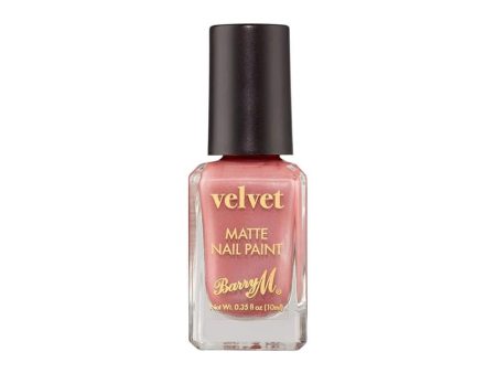 Barry M Velvet Matte Nail Polish Oyster Pink 10ml Online Sale