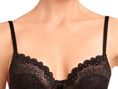 Bendon Yvette Lace Underwire Bra - Black For Sale