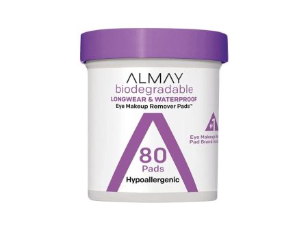 Almay Eye Makeup Remover Pads Biodegradable 80pads Online Sale