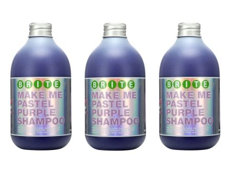 3x Brite Organix Make Me Pastel Purple Shampoo 300ml Online Sale