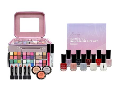 Beauty Buddy Makeup + Nails Gift Set (2 items)  on Sale