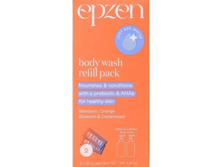 Epzen Body Wash Refill Pack Mandarin Orange Blossom And Cedarwood 2pk Cheap