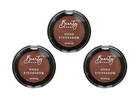 3x Beauty Buddy Mono Eyeshadow 09 Smokin  2.5g Supply