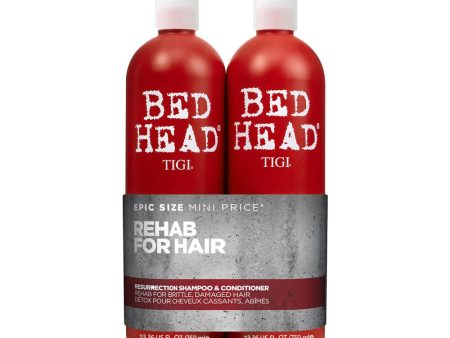 TIGI Bed Head Duo Shampoo & Conditioner Resurrection 2x750ml Online Hot Sale